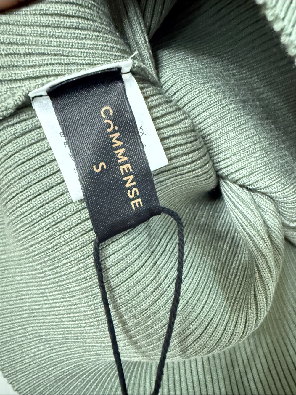 Commense Olive Ribbed Knit Tank Top - Picture 3 of 4